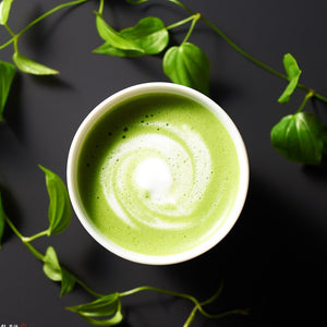 12g x 5 sticks Ito Kyuemon Uji Matcha Cappuccino with premium stone-ground matcha, offering convenient preparation