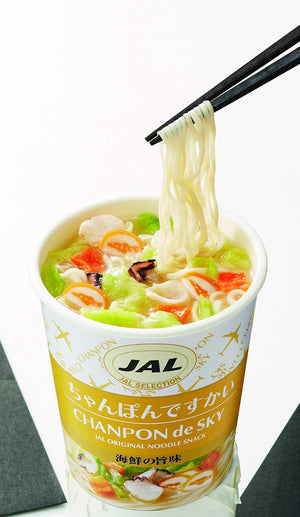 Jal Selection: Chanpon De Sky in 39g, vibrant vegetables, perfect for authentic champon enjoyment