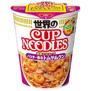 Nissin Cup Noodles Tom Yum Goong Tom Yum Noodle Soup (Pack of 3), authentic Thai flavor, ideal for quick meals