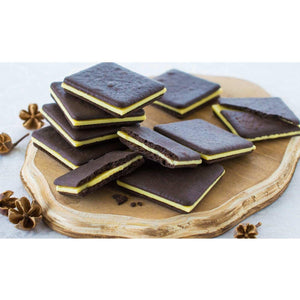 Tokyo Baked Base Chocolate Banana Langue de Chat Cookies in 30 Pieces, balanced flavors, perfect for daily enjoyment