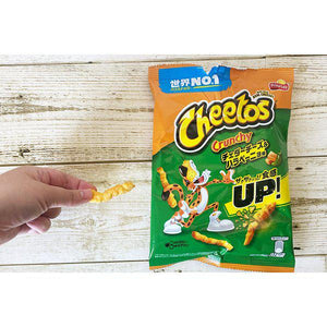 Frito Lay Japan Cheetos Cheddar Cheese & Jalapeno Corn Chips 75g (Pack of 3)