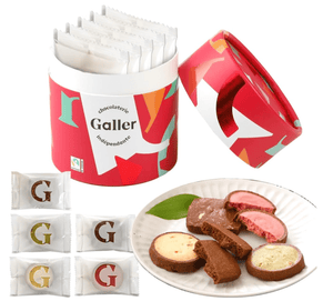 Galler Chocolate Cookies, 3 Varieties, Assorted, 6 Pieces