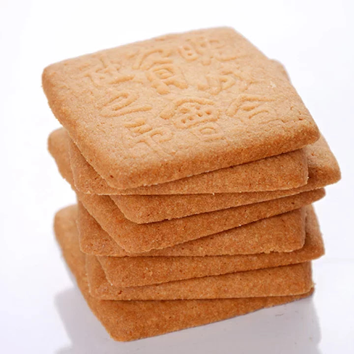 12 Pieces Rokkatei Marusei Butter Biscuit Cookies, buttery aroma, designed for Japanese snack enthusiasts