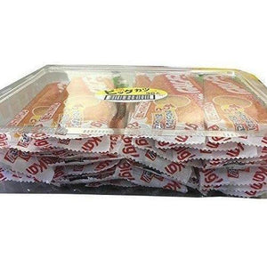 Suguru Big Katsu Special Sauce Flavor Dagashi Snack in 30 Pieces, tonkatsu-inspired, perfect for on-the-go treats