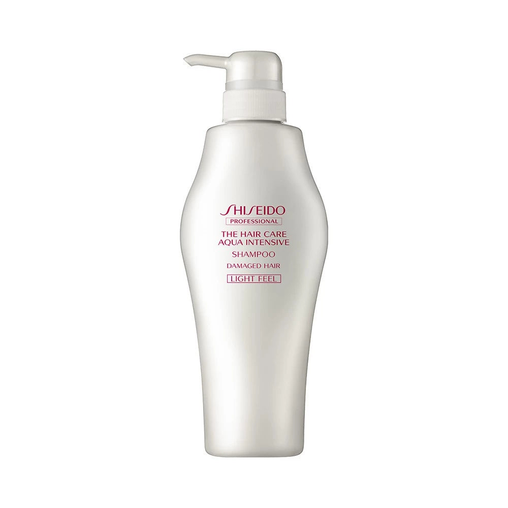 500ml Shiseido Professional The Hair Care Aqua Intensive Shampoo For Damaged Hair, gentle cleansing, designed for damaged hair
