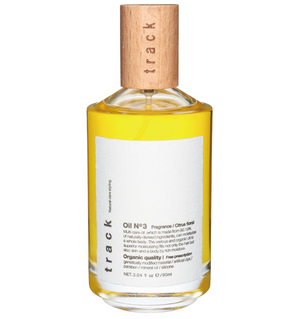 Track Oil No.3 Push Type 90ml, citrus floral scent, ideal for hair hydration