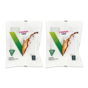 Hario V60 Coffee Filter Paper Size 02 White VCF - 02 - 100W