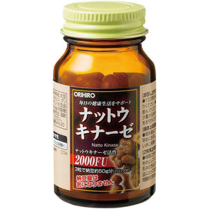 60 Capsules Orihiro Nattokinase Natto Supplement, high-potency, designed for health enthusiasts
