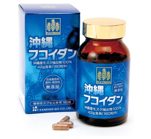 Kanehide Bio Okinawa Fucoidan, 295mg x 180 Tablets, pure mozuku extract, ideal for daily wellness