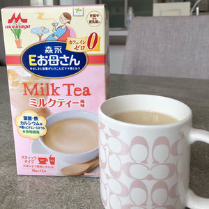 Morinaga Eokasan Pregnancy Supplement Milk Tea Flavor in 12 Servings, low-sugar formula, perfect for daily nutrition