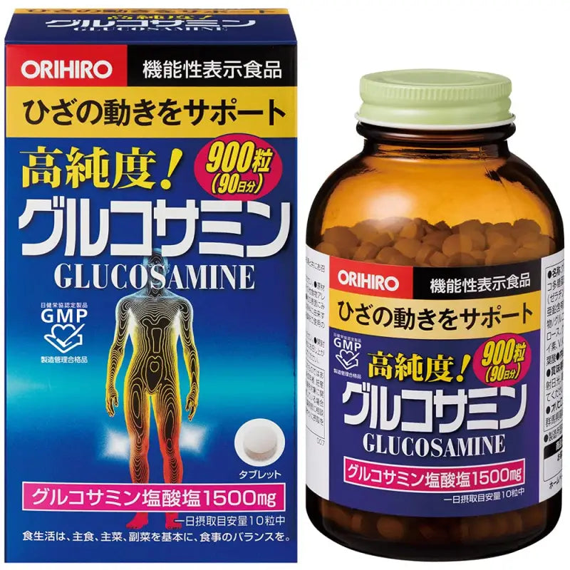 Orihiro Japan High-Purity Glucosamine, 900 Grains, high-purity formula, ideal for joint health