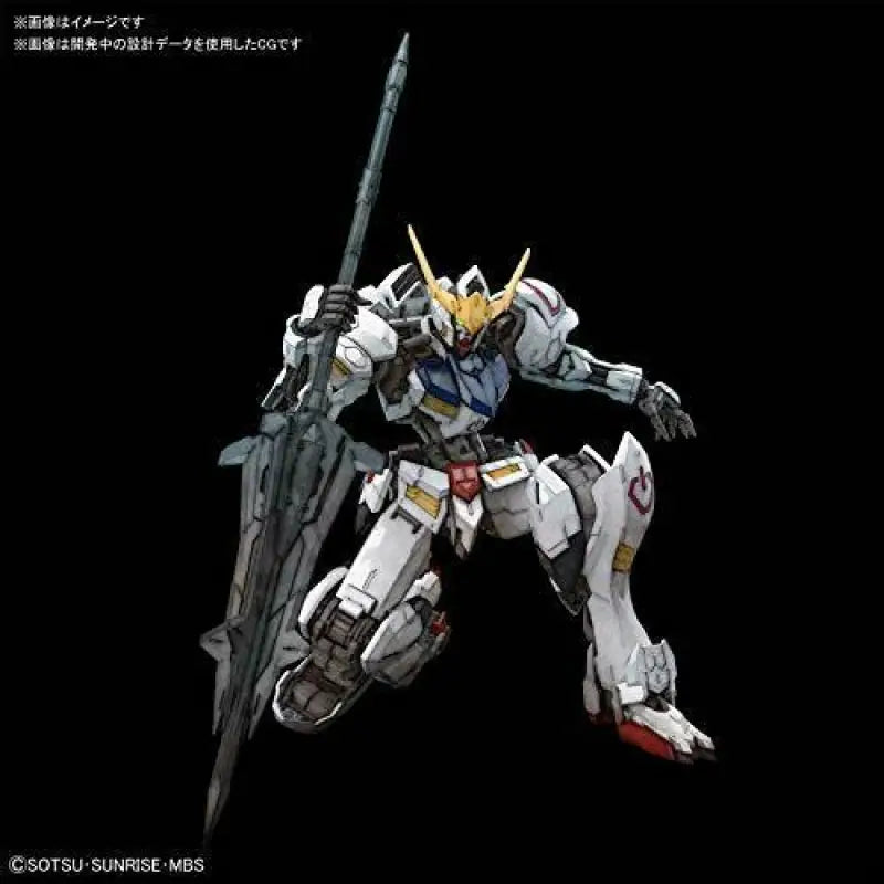 1/100 Bandai Gundam Barbatos MG Plastic Model Kit, articulated frame, designed for collectors