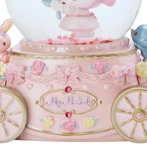 Sanrio My Melody Snow Globe M in compact size, whimsical charm, perfect for home shelves
