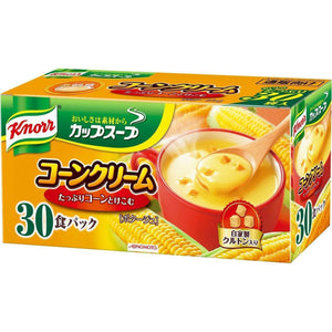 Ajinomoto Knorr Cup Soup Corn Cream with Croutons 30 Servings, instant mix, ideal for quick snacks
