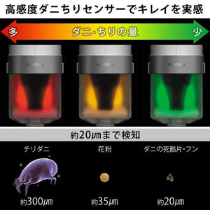 0.2L Iris Ohyama IC-FAC2 Super Suction Duvet Cleaner, lightweight design, designed for allergy sufferers