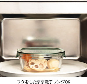 Iwaki Japan Psc-Prn-G7 Heat Resistant Glass Storage Container in 200ml-1.2L, microwave-safe, perfect for leftovers