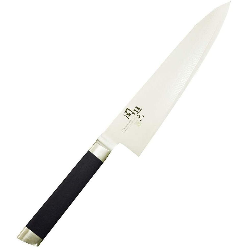 Kai Seki Magoroku Damascus Gyuto Chef's Knife, 210mm, VG-10 core, ideal for precision cutting