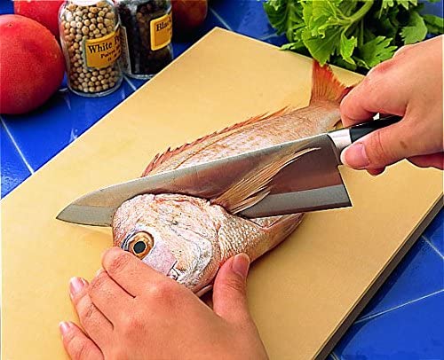 500mm x 330mm x 30mm Parker Asahi Japan Cookin' Cut Synthetic Rubber Cutting Board, knife-friendly, designed for chefs