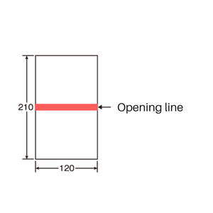 Close-up of Seinichi Disposable Take-Out Sushi Roll Wrapper, 100 Pcs, featuring polypropylene material for freshness maintenance