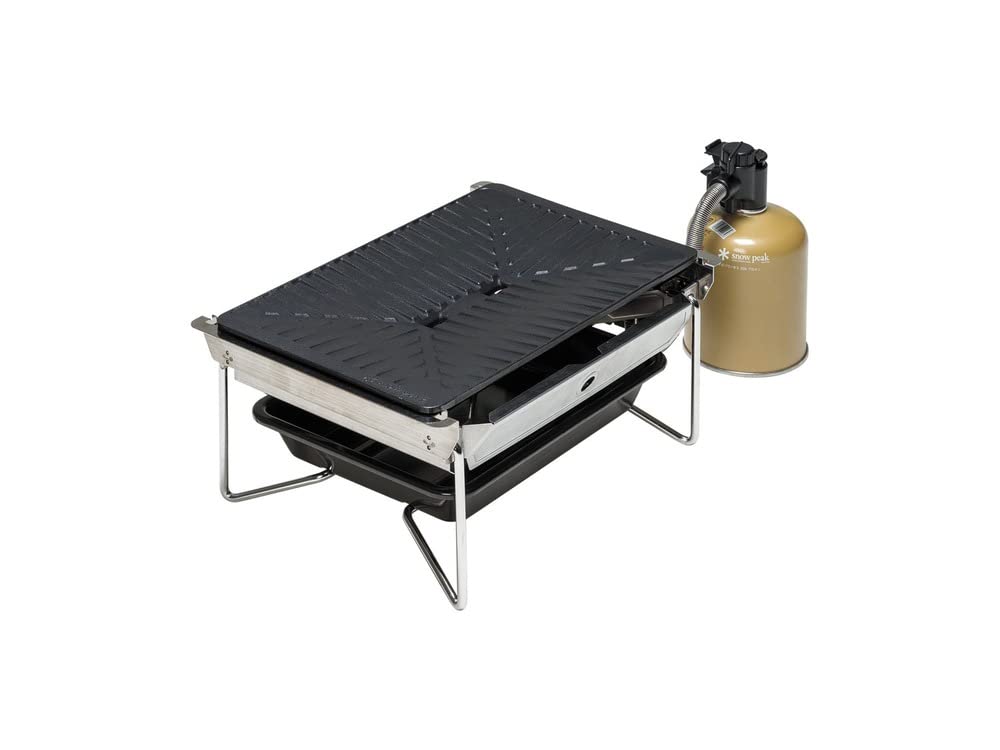 Snow Peak Yukihoen Gs-355 Japan Grill Burner, portable, stainless steel, ideal for camping