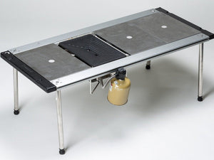 Portable Snow Peak Yukihoen Gs-355 Japan Grill Burner with storage case, offering durability for campers