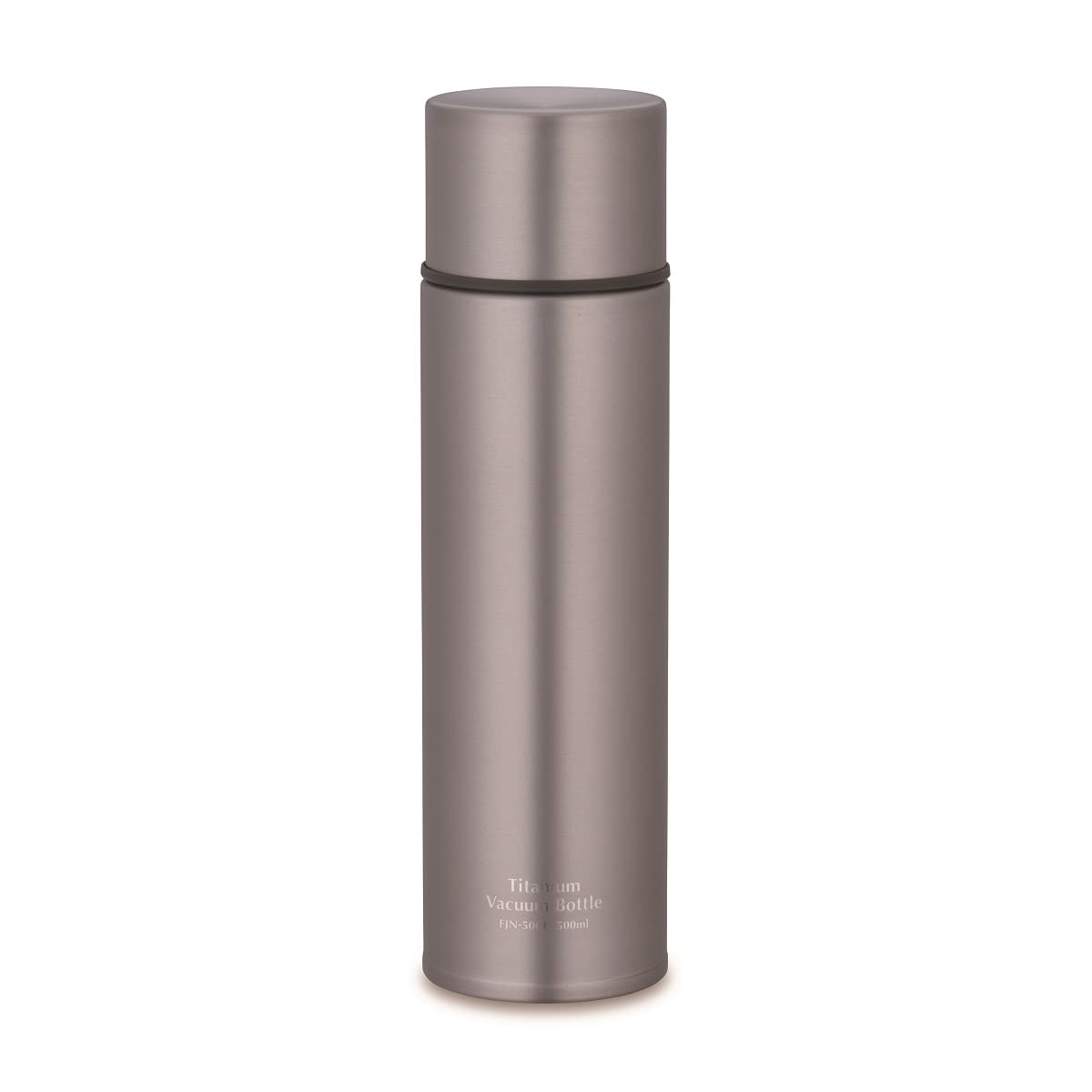 500ml Thermos FJN-500T Titanium Vacuum Insulated Bottle Titanium Gray, lightweight titanium, designed for travelers and professionals