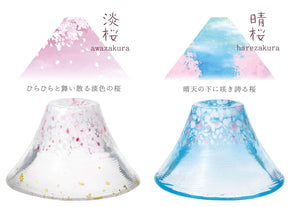 Toyo Sasaki Glass Sake Set in Sakurafuji pattern, 3-piece, perfect for special occasions