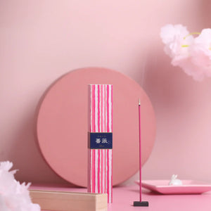 40 Sticks Nippon Kodo Japanese Incense Kayuragi Rose with kimono-inspired design, offering serene ambiance