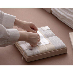 Imabari Towel White Cotton Bath Towels 60 x 110cm (Set of 2)