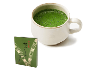 Ito Kyuemon Uji Matcha Cappuccino, Foaming Powder, Sticks (12g) x 5 Pieces