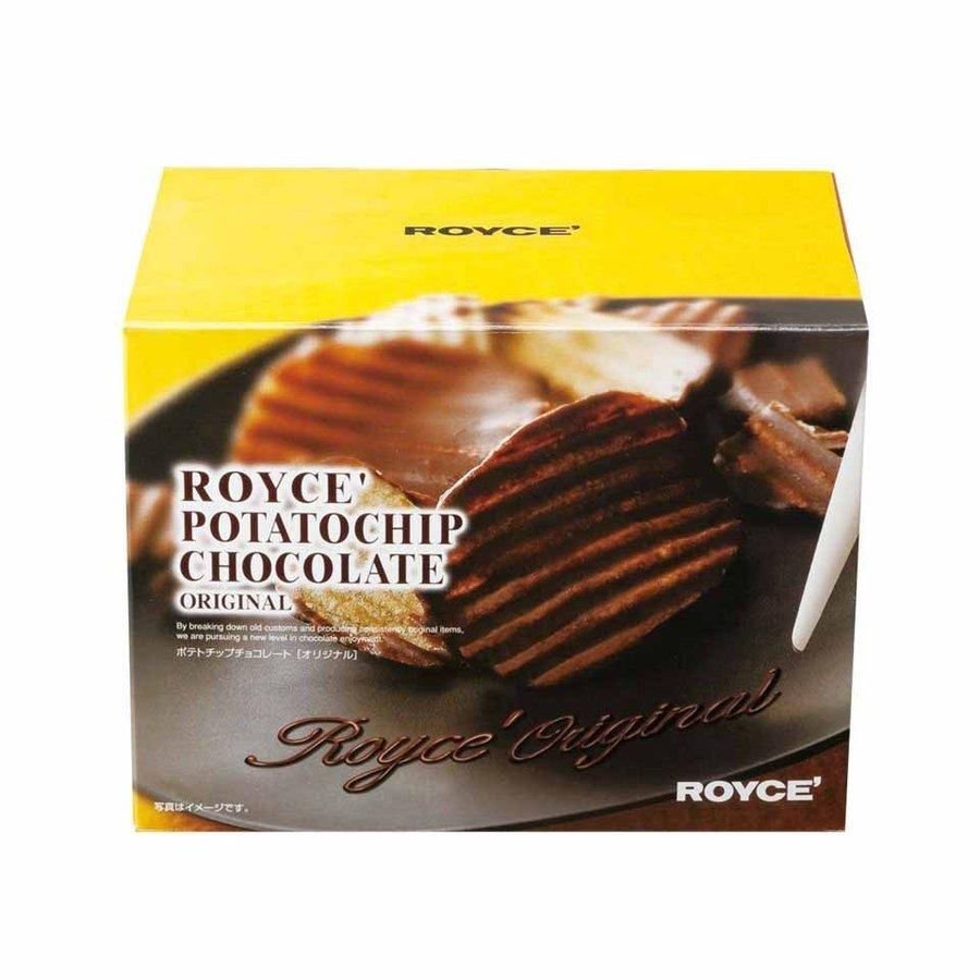 Royce Potato Chip Chocolate Original, 190g, sweet-salty fusion, ideal for snacking