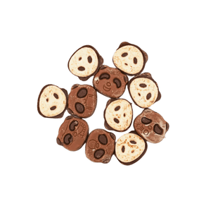 Kabaya Sakusaku Panda Milk & Dark Chocolate Cookies 47g (Pack of 3)
