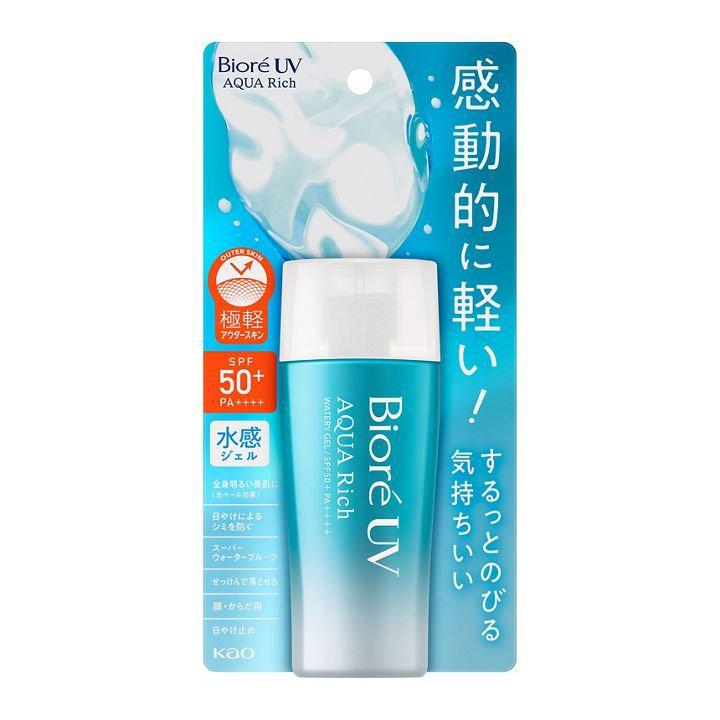 Kao Biorรฉ UV Aqua Rich Watery Gel Sunscreen SPF50+ PA++++ 70ml