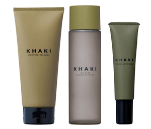 KHAKI Khaki Men's Skin Care, 3 - Piece Set, All - in - One Lotion (119 ml), Face Wash (100 g), Eye Cream (20 g)