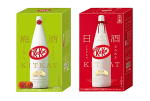 Kit Kat Sake, Manju Fountain, Plum Wine, Crane Plum, 9 Each (Assortment of 2 types)