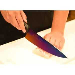 Sumikama Kasumi Titanium Knife Opal 200 mm, long blade perfect for meats and veggies