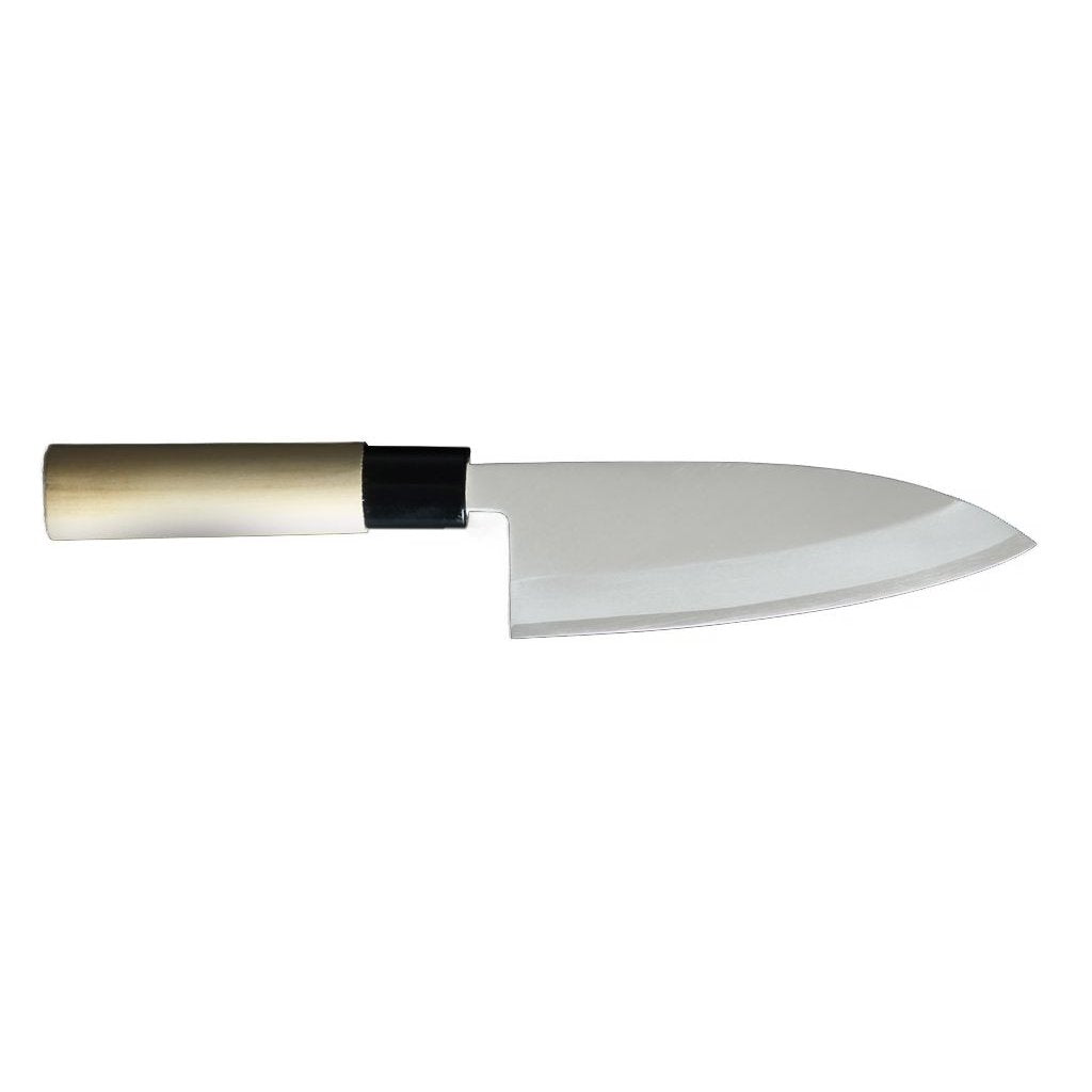 Takamura Hamono DP Gold Single Bevel Deba Fish Filleting Knife 150mm, stainless steel blade, ideal for fish preparation
