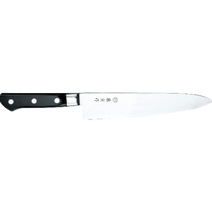 Tojiro DP Cobalt Gyuto Knife 240 mm, full view with handle and blade for slicing large ingredients