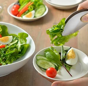 23cm Aux Leye Stainless Steel Cooking Tongs with ergonomic handle, offering precise control