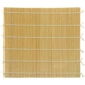 Natural Bamboo Sushi Rolling Mat (Made in Japan) 24cm, eco-friendly bamboo, ideal for sushi rolling.