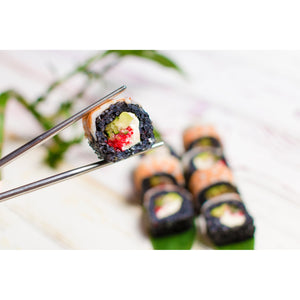 245mm stainless steel Nagao chopsticks, smooth finish, designed for everyday home use.