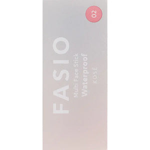 Kose Fasio Multi Face Stick 02 Baby Cheek - Japanese Makeup Products Skincare