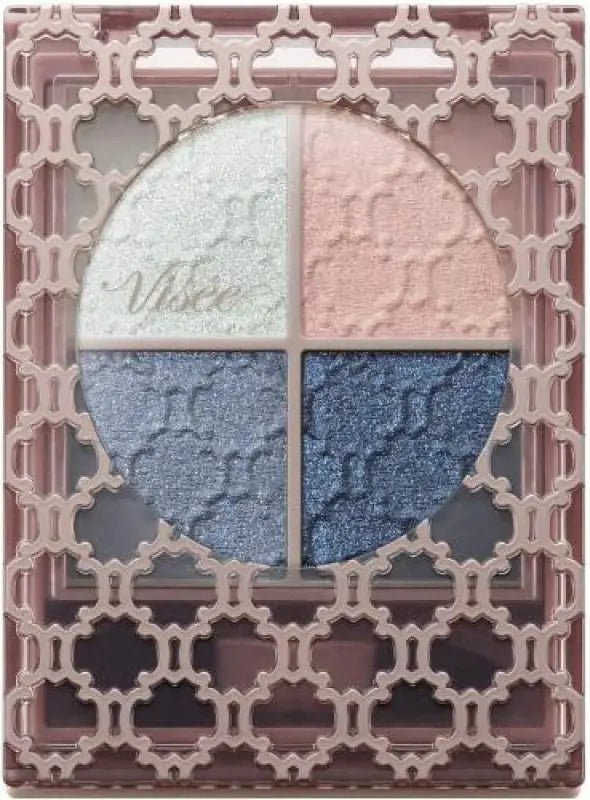 Kosé Visee Glossy Rich Eyes Creamy Base BL - 8 Smoky Navy System 4.5g - Japanese Makeup Brands