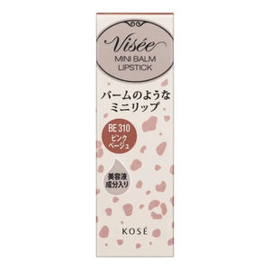Kose Visee Riche Mini Balm Be310 Pink Beige 2.1g - Japanese Essence Lipstick Makeup