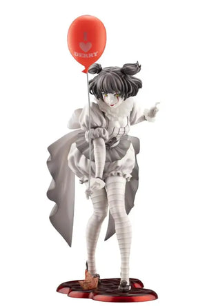 Kotobukiya 1/7 Scale Pvc Painted Pennywise Horror Bishoujo Figure (2017 Japan Monochrome Ver.)