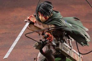 KOTOBUKIYA - Artfx J Levi Ackerman Fortitude Ver. 1/7 Figure Attack On Titan