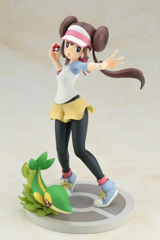 KOTOBUKIYA Artfx J Rosa With Snivy 1/8 Figure Pokemon