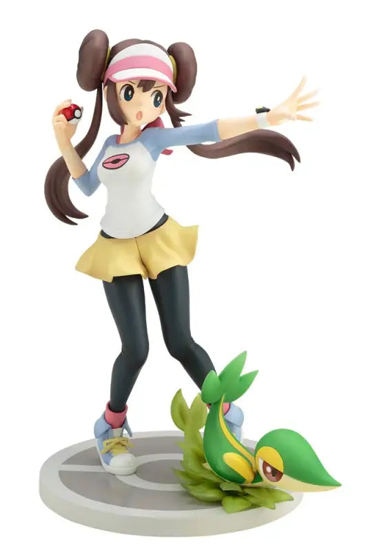 KOTOBUKIYA Artfx J Rosa With Snivy 1/8 Figure Pokemon