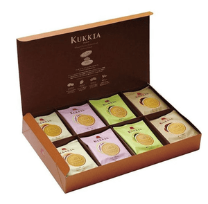 Kukkia Whipped Chocolate Sandwich Cookies - 4 Flavors, 32 Pieces