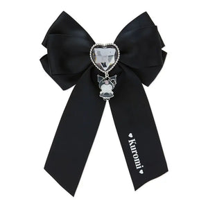 Kuromi Ribbon Hair Clip (Secret Melokuro)